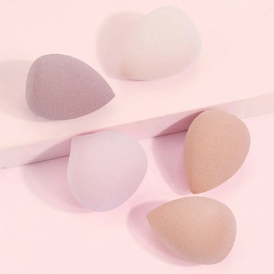 MAANGE 5PCS Makeup Sponge Blender Set Foundation Concealer Powder Cream Puff Dry&Wet Cosmetic Puff Multi-colored Beauty Sponges