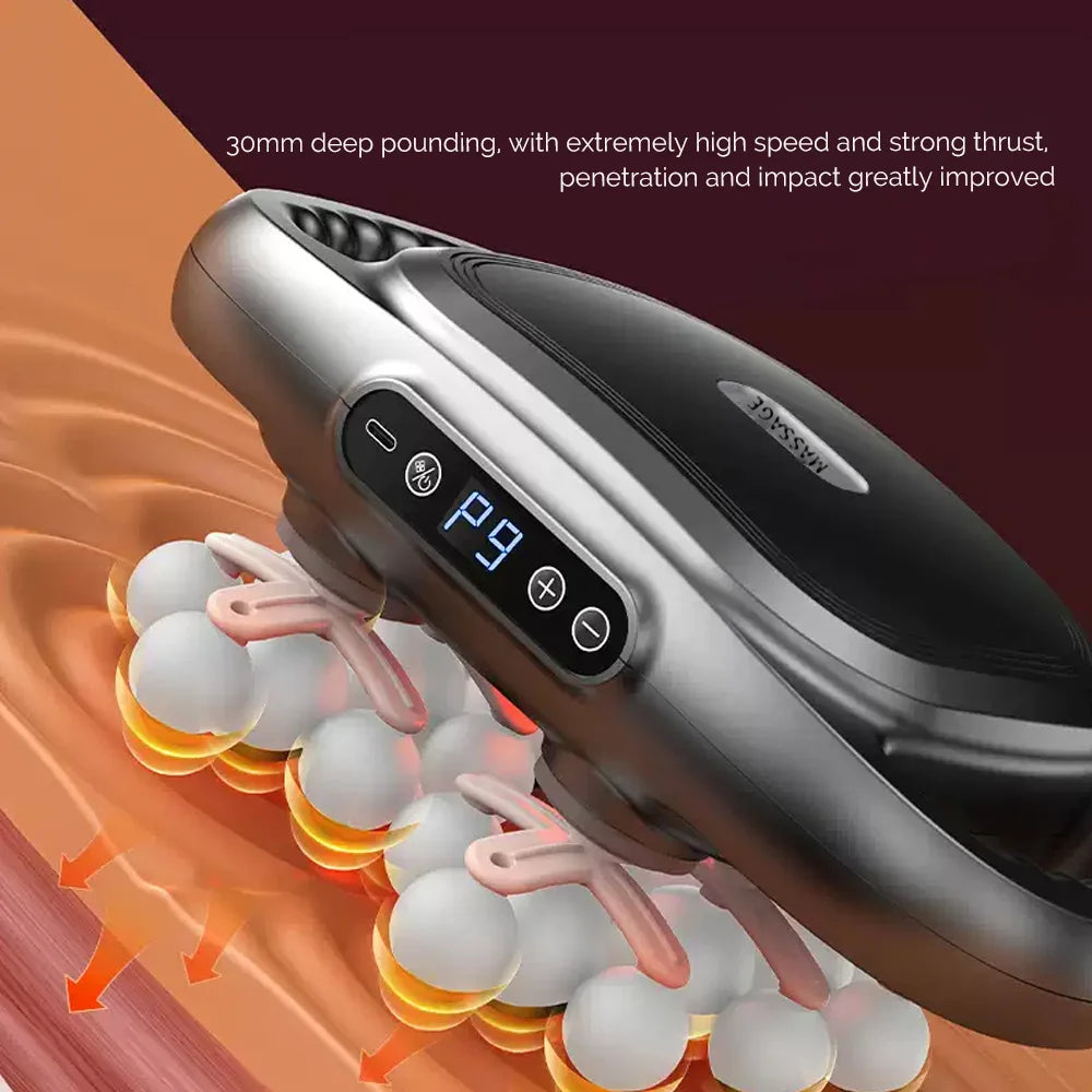 22-Head Fascia Gun High-Frequency Vibration Body Massage Gun Back and Waist Massager Neck Shoulder Massager Muscle masajeador