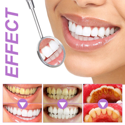 Purple Whitening Teeth Stickers 14 Pairs Gel Whitening Strips Stain Removal Oral Hygiene Care Strip Dental Bleaching Tools Teeth