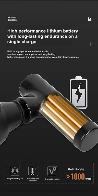 Xiaomi Portable Fascial Massage Gun Massager For Body Neck Back Deep Tissue Muscle Relaxation Pain Relief Tool Small Handheld