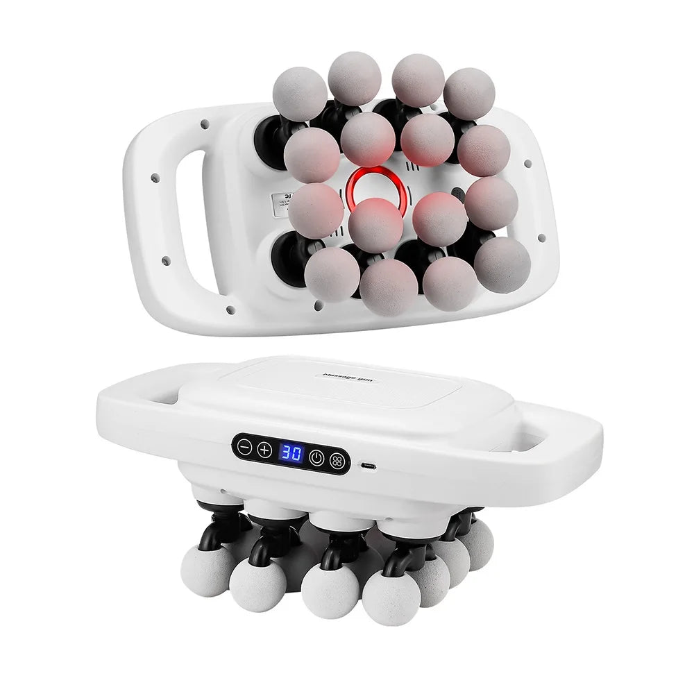 8-Head Fascia Gun High-Frequency Vibration Body Massage Gun Back and Waist Massager Massager Neck Shoulder Massager masajeador