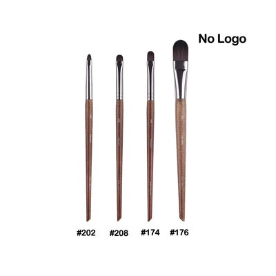 4pcs/set Eye Makeup brush detail Eyeshadow Lip liner Natural wood PrecisioSmudge Concealer Make up brushes Crease cosmetic tools