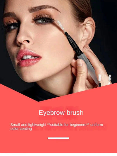MJ 20Pcs Mini Eyebrow Brush Brow Perm Brush Disposable Brow Lifting Brushes Bendable Micro Eyelash Brush Applicators Makeup Tool