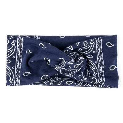 Paisley Cashew flowers hair bands Pilates Elastic Yoga Headband fitness Running Cycling Sweatband Turban Makeup Hair Hoop Makeup