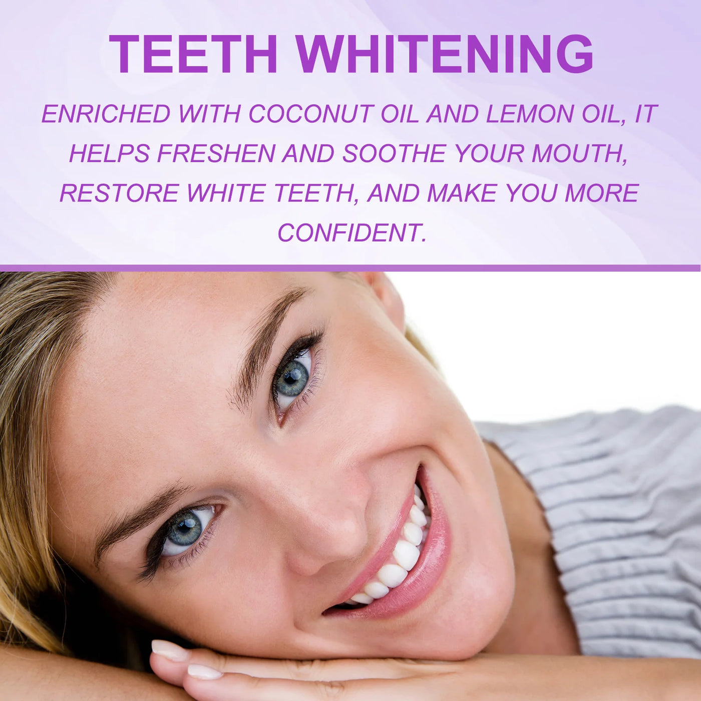 Purple Whitening Teeth Stickers 14 Pairs Gel Whitening Strips Stain Removal Oral Hygiene Care Strip Dental Bleaching Tools Teeth